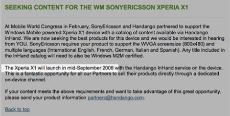 Sony Ericsson XPERIA X1   ?